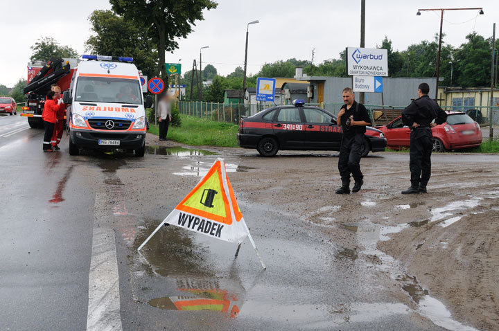 Wypadek na Pasłęckiej zdjęcie nr 47290