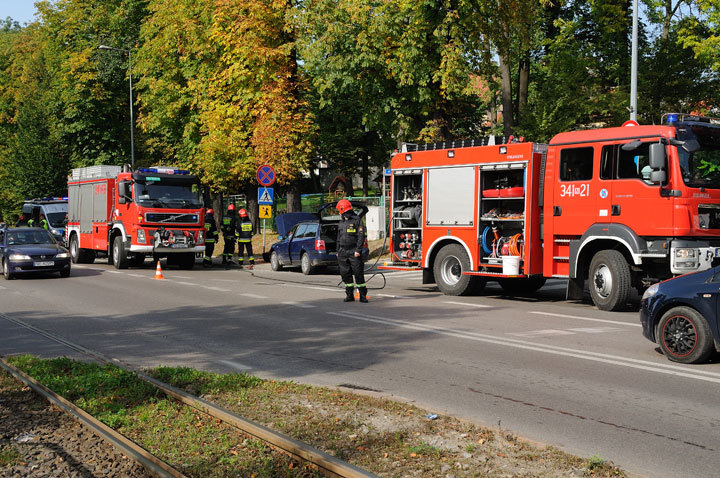 Groźna kolizja na Bema zdjęcie nr 49211