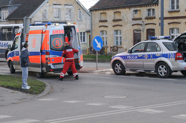 Grunwaldzka-Komeńskiego: dwa zdarzenia w jednym czasie zdjęcie nr 50702