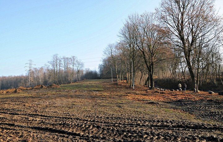 Elbląg Zima na Górze Chrobrego