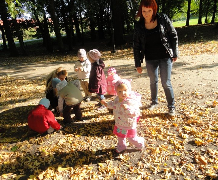 Jesienny spacer w parku