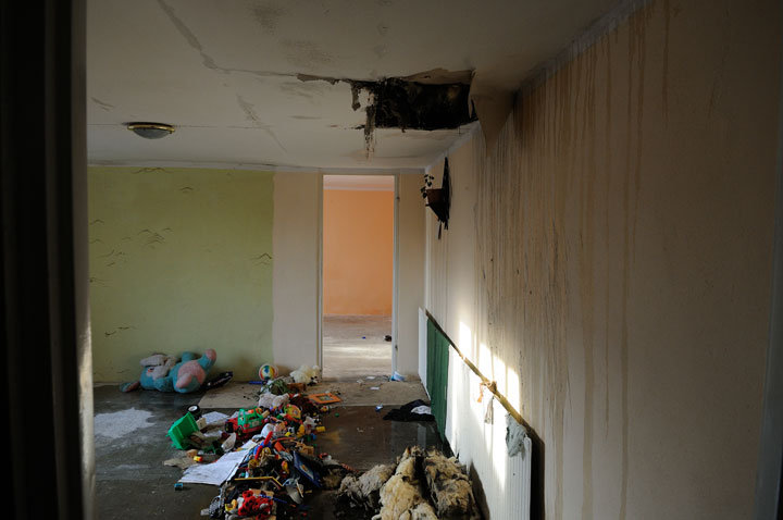 Stalewo: pożar budynku mieszkalnego zdjęcie nr 51772