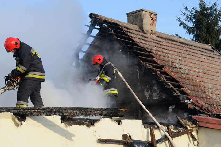 Stalewo: pożar budynku mieszkalnego zdjęcie nr 51769