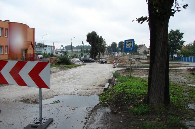 Elbląg Remont, który zagraża pieszym