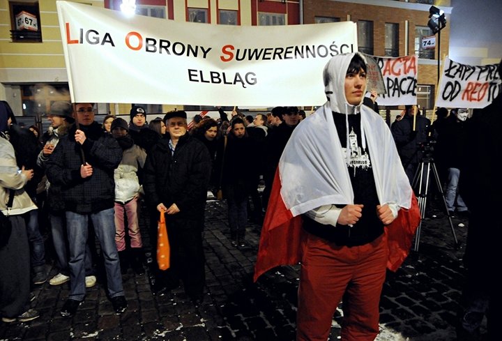 Elbląski protest przeciwko ACTA zdjęcie nr 52696