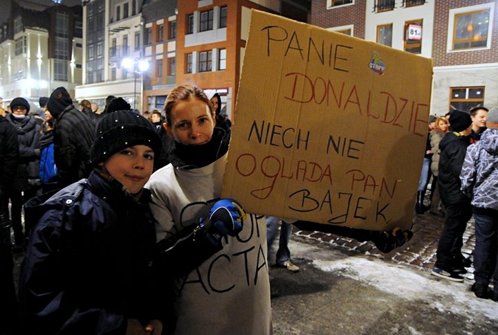 Elbląski protest przeciwko ACTA zdjęcie nr 52712