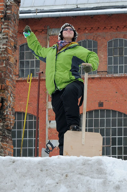 Rzeźby śniegowe w Galerii El zdjęcie nr 53379