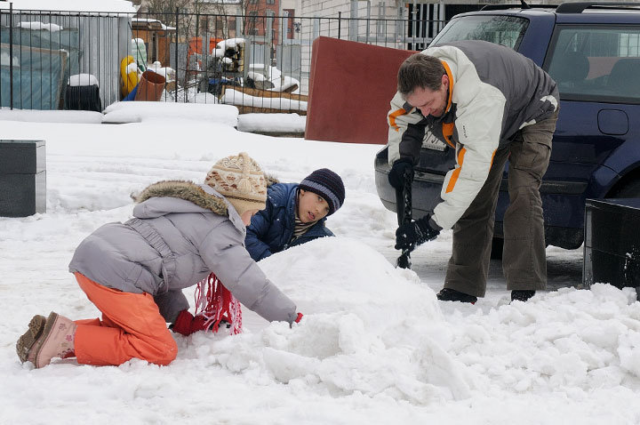 Rzeźby śniegowe w Galerii El zdjęcie nr 53383