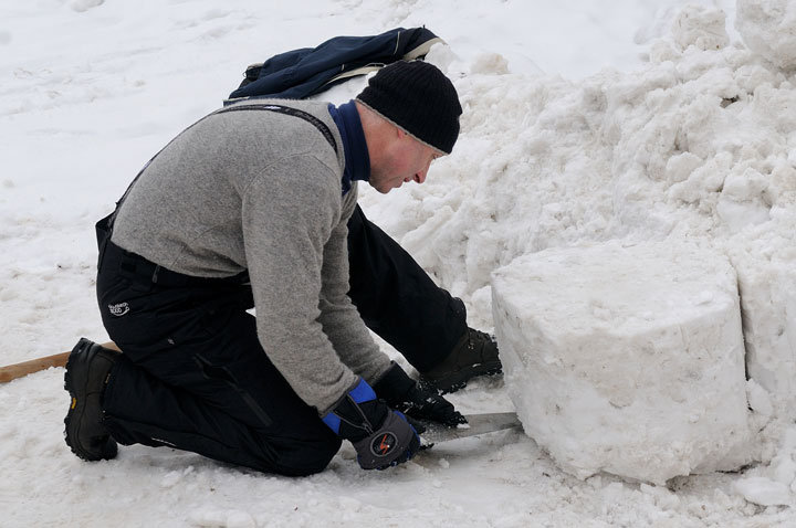 Rzeźby śniegowe w Galerii El zdjęcie nr 53373