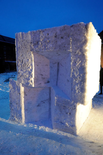 Rzeźby śniegowe w Galerii El zdjęcie nr 53391