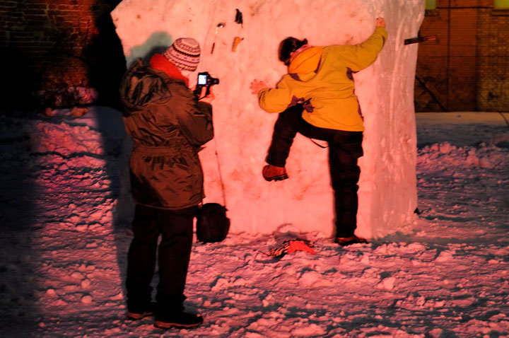 Rzeźby śniegowe w Galerii El zdjęcie nr 53399