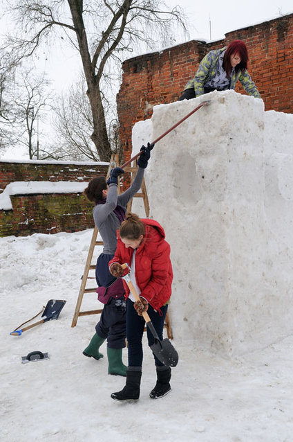 Rzeźby śniegowe w Galerii El zdjęcie nr 53385