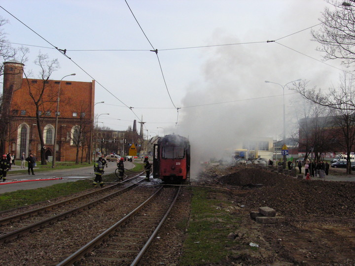 Pożar tramwaju zdjęcie nr 55424
