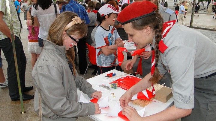 Święto Flagi w Pałacu Prezydenckim zdjęcie nr 56386