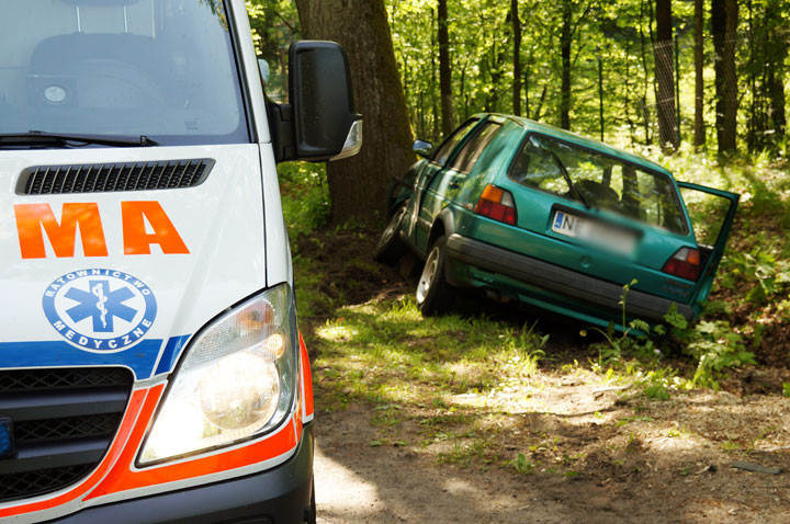 Wypadek w Hucie Żuławskiej zdjęcie nr 57041