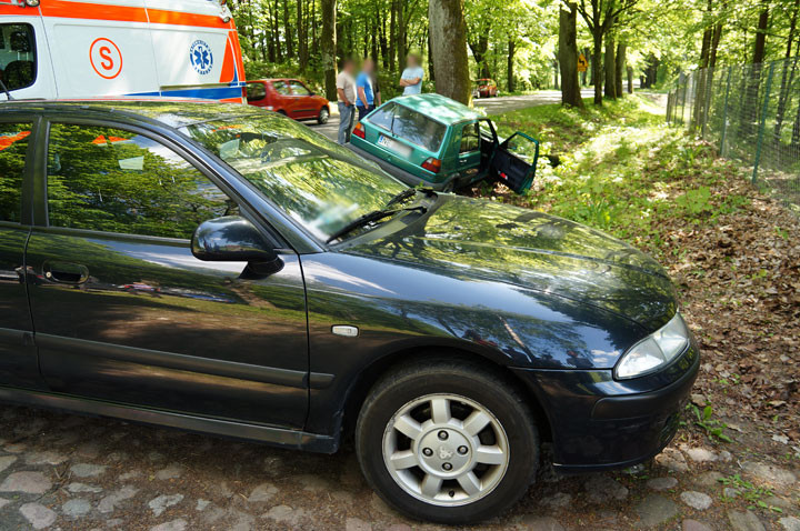 Wypadek w Hucie Żuławskiej zdjęcie nr 57040