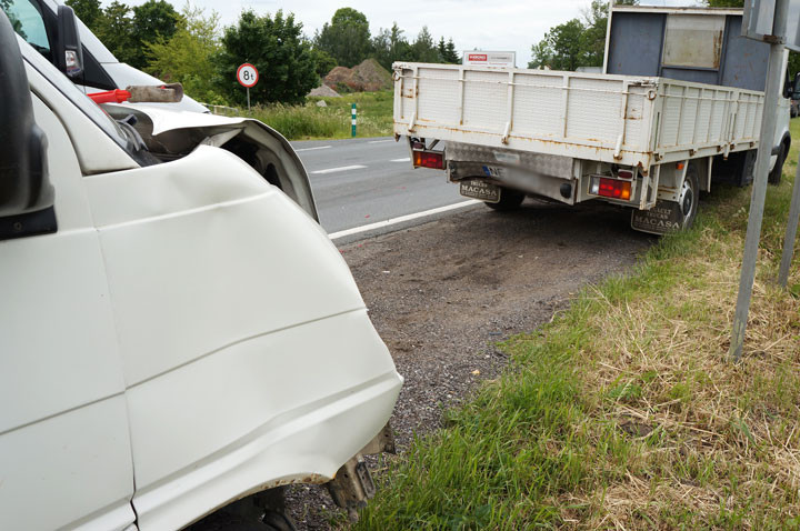 Wypadek w Karczowiskach Górnych zdjęcie nr 57722