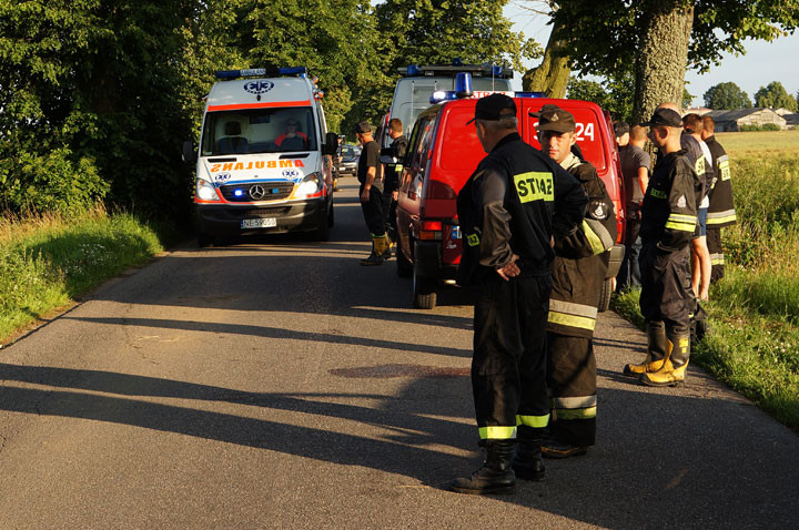 Wypadek Między Gronowem Elbląskim a Jegłownikiem zdjęcie nr 59048