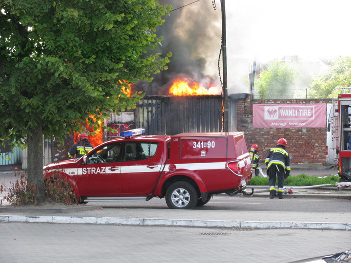 Pożar na Sopockiej zdjęcie nr 59587