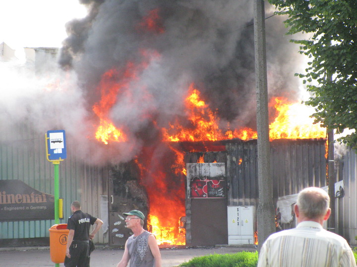 Pożar na Sopockiej zdjęcie nr 59582