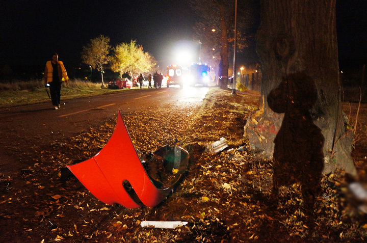 Wypadek na Łęczyckiej: cztery osoby ranne zdjęcie nr 62876