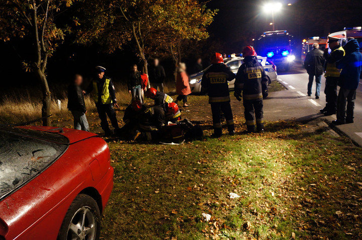 Wypadek na Łęczyckiej: cztery osoby ranne zdjęcie nr 62872