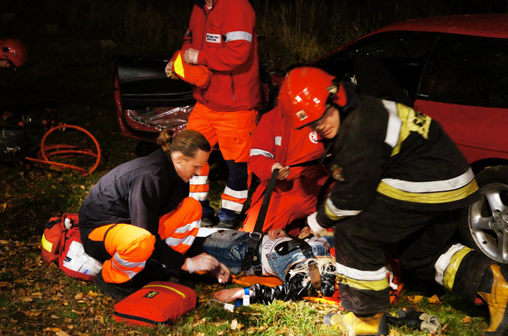 Elbląg Wypadek na Łęczyckiej: cztery osoby ranne