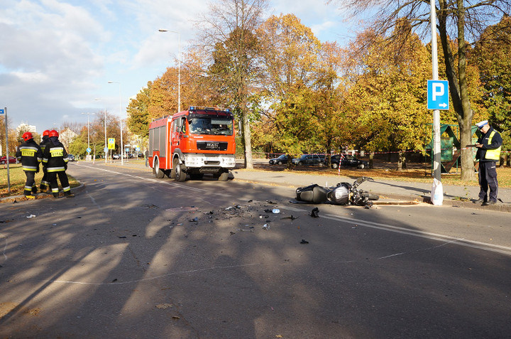Wypadek na Mickiewicza: jedna osoba ranna zdjęcie nr 62895