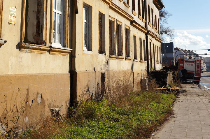 Elbląg Kolejny pożar na Browarnej