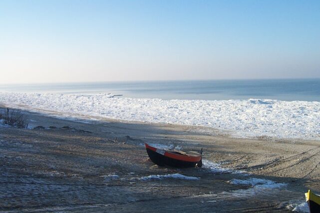 Rzut oka na znajomą plażę.