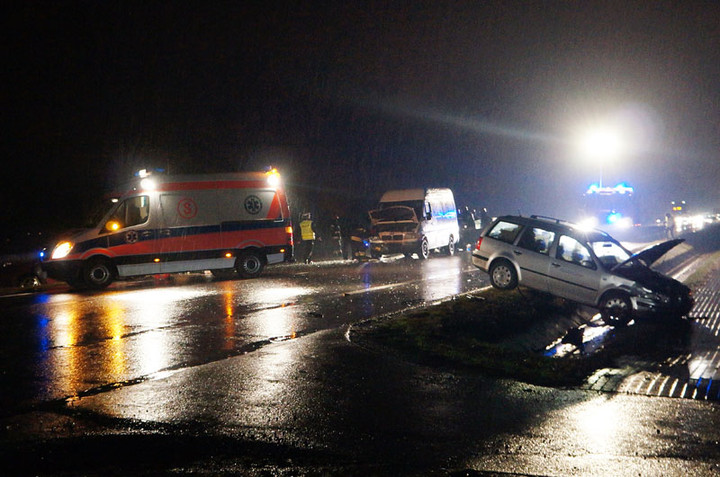 Elbląg Kazimierzowo: karambol z udziałem pięciu aut