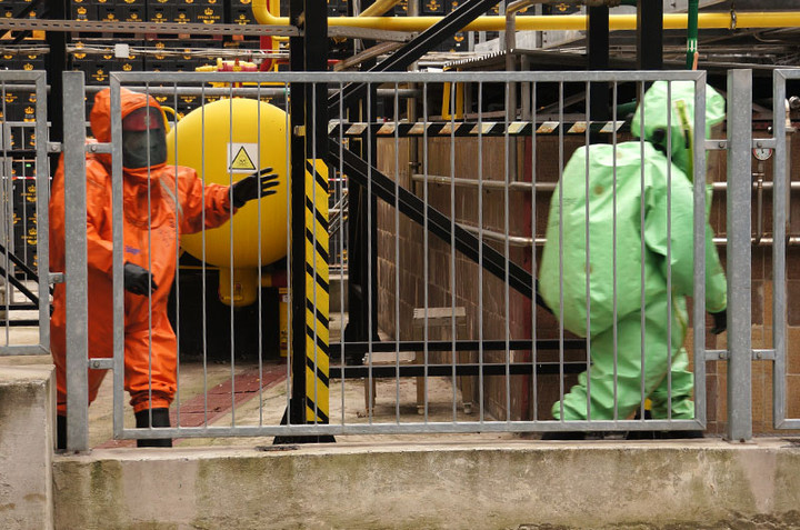 Strażackie ćwiczenia w elbląskim browarze zdjęcie nr 63656