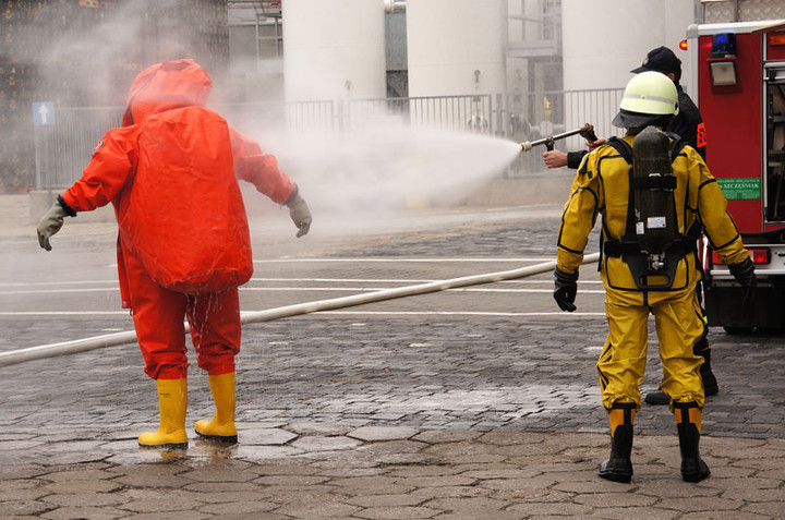 Strażackie ćwiczenia w elbląskim browarze zdjęcie nr 63646