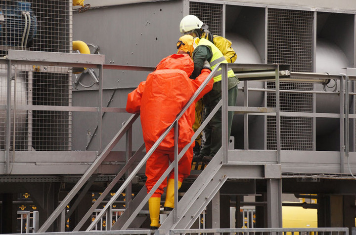 Strażackie ćwiczenia w elbląskim browarze zdjęcie nr 63643