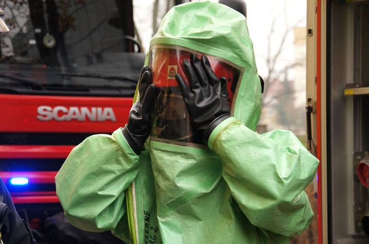 Strażackie ćwiczenia w elbląskim browarze zdjęcie nr 63653