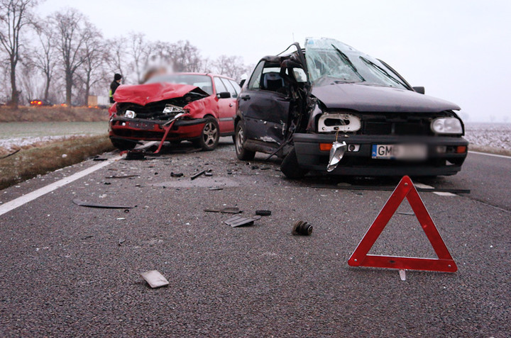 Wypadek między Jegłownikiem a Starym Polem zdjęcie nr 64271