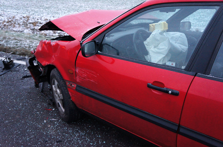 Wypadek między Jegłownikiem a Starym Polem zdjęcie nr 64272