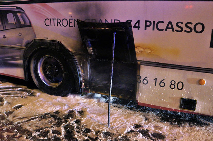 Pożar autobusu na Ogólnej zdjęcie nr 65577