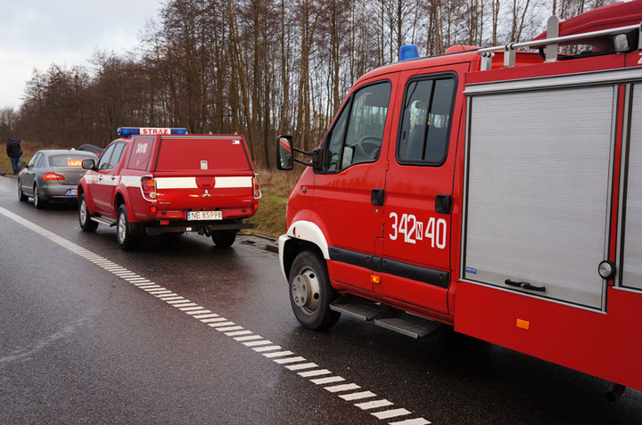 Ciężarówką wpadł do rowu zdjęcie nr 65921