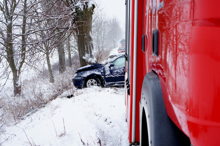 Wypadek koło Przezmarka zdjęcie nr 66254