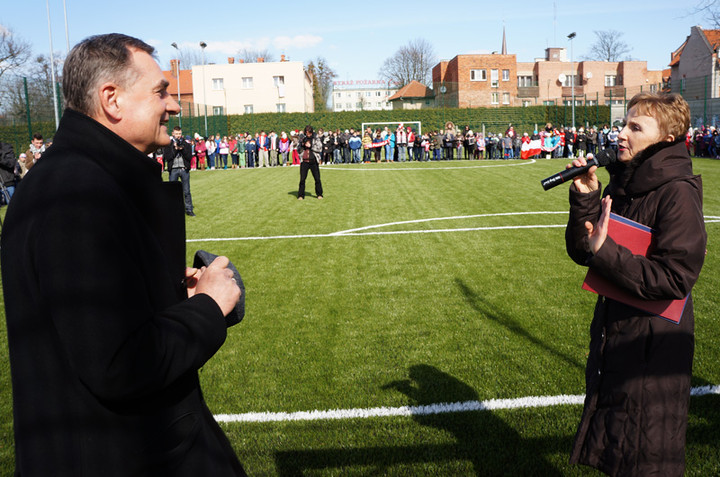 Otwarcie Orlika przy SP4 zdjęcie nr 67446