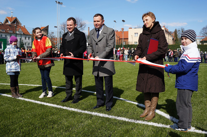 Elbląg Otwarcie Orlika przy SP4