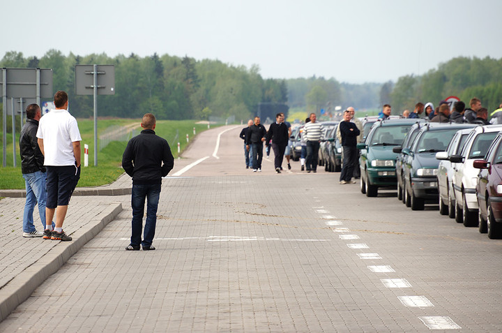 Protest na przejściu granicznym w Grzechotkach zdjęcie nr 69515