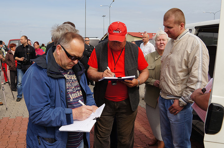 Protest na przejściu granicznym w Grzechotkach zdjęcie nr 69517