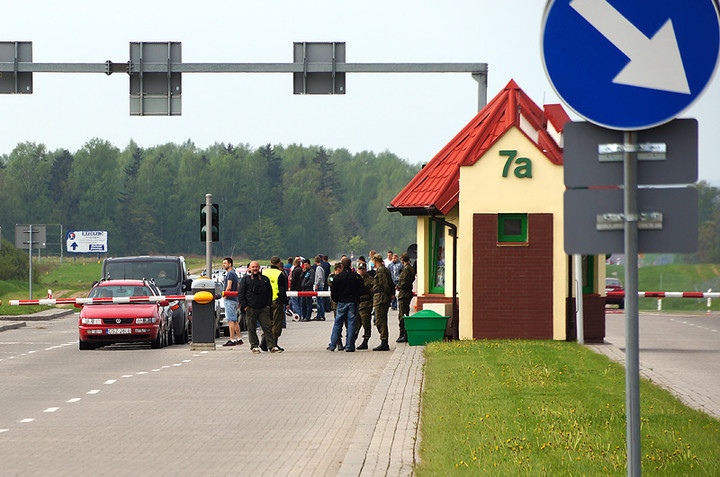 Protest na przejściu granicznym w Grzechotkach zdjęcie nr 69508