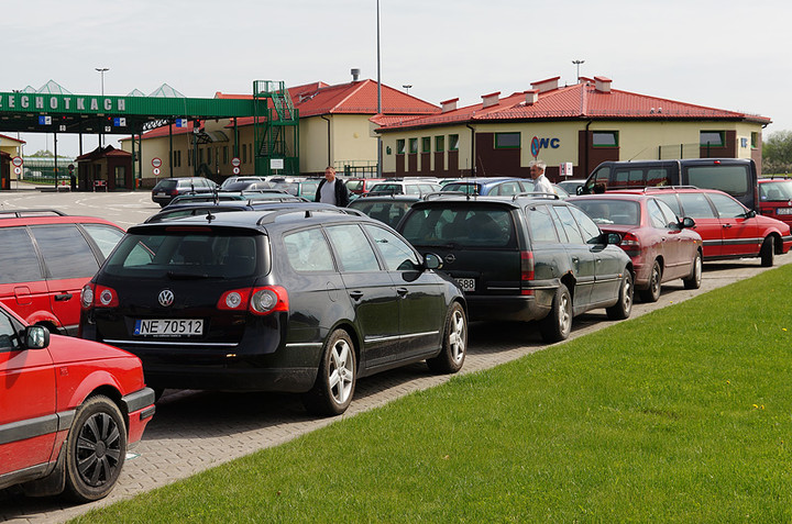 Protest na przejściu granicznym w Grzechotkach zdjęcie nr 69525