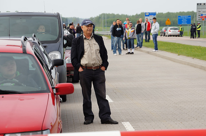 Protest na przejściu granicznym w Grzechotkach zdjęcie nr 69512