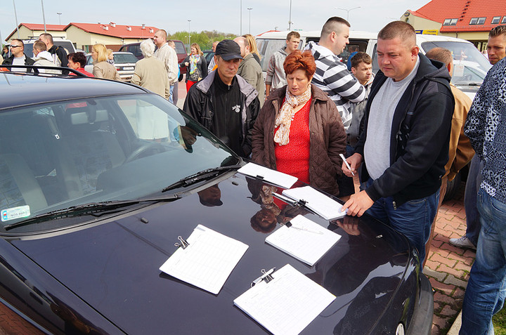 Protest na przejściu granicznym w Grzechotkach zdjęcie nr 69526