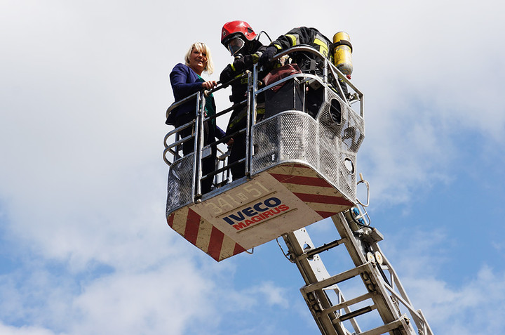 Ćwiczenia strażackie w teatrze zdjęcie nr 70449