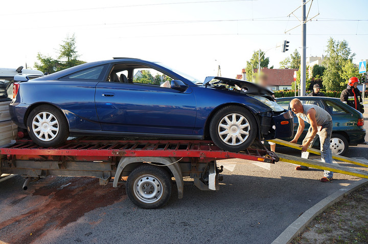 Elbląg Ogólna: zderzenie dwóch aut